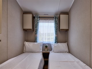 2027 Willerby Leven Static Caravan Holiday Home twin bedroom