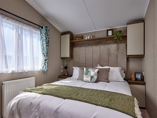 2027 Willerby Leven Static Caravan Holiday Home main bedroom