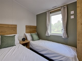 2027 Willerby Ellerton Extra Static Lodge Holiday Home twin bedroom