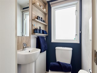 2027 Willerby Ashford Static Caravan Holiday Home main bedroom washroom
