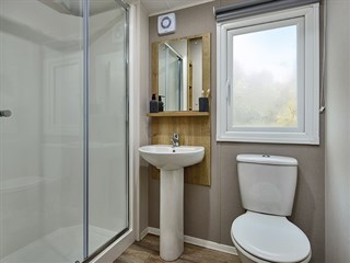 2027 Willerby Rio Compact Static Caravan Holiday Home shower room