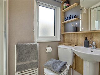 2027 Willerby Rio Static Caravan Holiday Home shower room