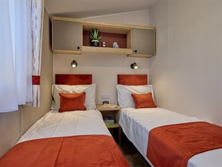 2027 Willerby Rio Static Caravan Holiday Home twin bedroom