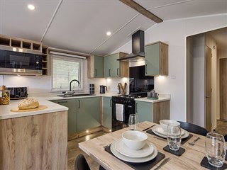 2027 Willerby Buxton Static Caravan Holiday Home dining area