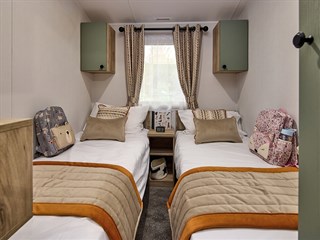 2027 Willerby Buxton Static Caravan Holiday Home twin bedroom