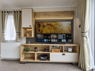 2027 Willerby Gainsborough Static Caravan Holiday Home TV unit