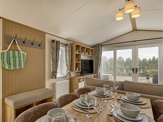 2027 Willerby Woodbridge Static Caravan Holiday Home lounge