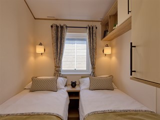2027 Willerby Woodbridge Static Caravan Holiday Home twin bedroom