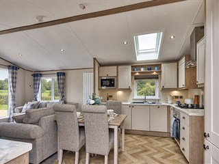 2027 Willerby Sheraton Static Carava#n Holiday Home dining to kitchen