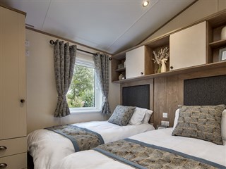 2027 Willerby Sheraton Static Carava#n Holiday Home twin bedroom