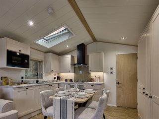 2027 Willerby Aspen Static Caravan Holiday Home dining area