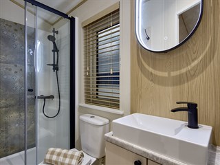 2027 Willerby Aspen Static Caravan Holiday Home shower room