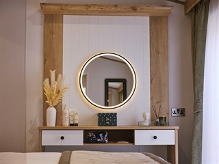 2027 Willerby Dorchester Static Caravan Holiday Home vanity area