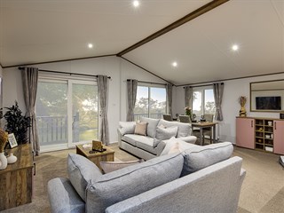 2027 Willerby Boston Static Lodge Holiday Home lounge