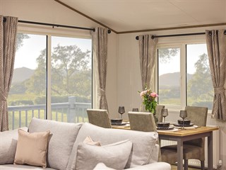 2027 Willerby Boston Static Lodge Holiday Home dining area