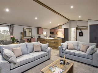 2027 Willerby Boston Static Lodge Holiday Home lounge