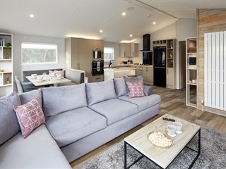 2027 Willerby Mapleton Static Caravan Lodge Home lounge