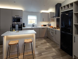 2027 Willerby Mapleton Static Caravan Lodge Home kitchen