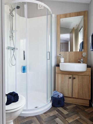 2027 Willerby Pinehurst Static Lodge Holiday Home shower room