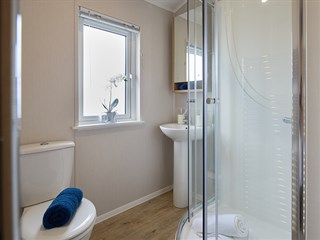 2027 Willerby New Holland Static Lodge Holiday Home shower room