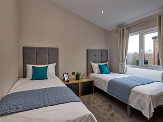 2027 Willerby New Holland Static Lodge Holiday Home twin bedroomroom