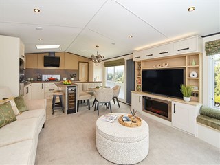 2027 Carnaby Grantley Lodge Static Lodge Holiday Home lounge