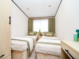 2027 Carnaby Grantley Lodge Static Lodge Holiday Home twin bedroom
