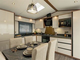 2027 Carnaby Langham Static Caravan Holiday Home kitchen