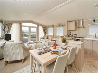 2027 Carnaby Lakehouse Lodge Static Lodge Holiday Home lounge