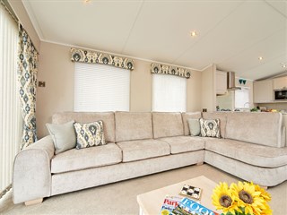2027 Carnaby Lakehouse Lodge Static Lodge Holiday Home lounge