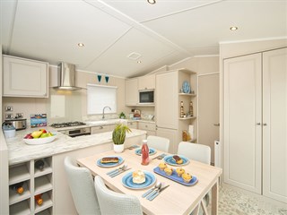 2027 Carnaby Lakehouse Lodge Static Lodge Holiday Home dining area