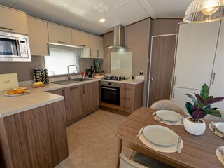 2027 Carnaby Carrington Static Caravan Holiday Home kitchen