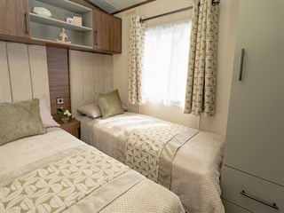 2027 Carnaby Carrington Static Caravan Holiday Home twin bedroom