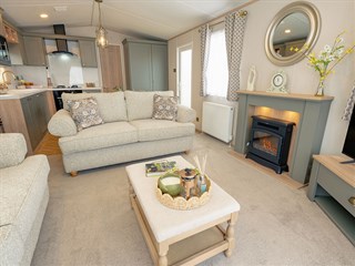 2027 Carnaby Silverdale Static Caravan Holiday Home lounge