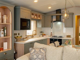 2027 Carnaby Silverdale Static Caravan Holiday Home kitchen