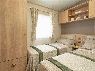 2027 Carnaby Silverdale Static Caravan Holiday Home twin bedroom