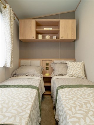 2027 Carnaby Silverdale Static Caravan Holiday Home twin bedroom