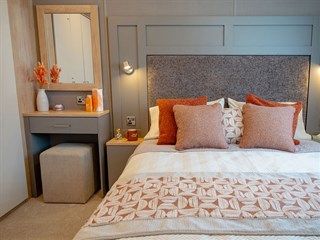 2027 Carnaby Oakdale Static Caravan Holiday Home main bedroom