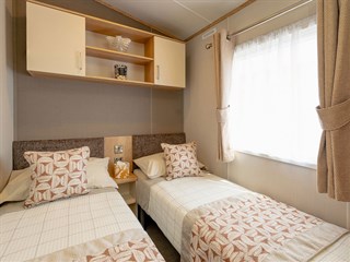 2027 Carnaby Oakdale Outlook Static Caravan Holiday Home twin bedroom
