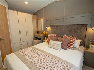 2027 Carnaby Oakdale Outlook Static Caravan Holiday Home main bedroom