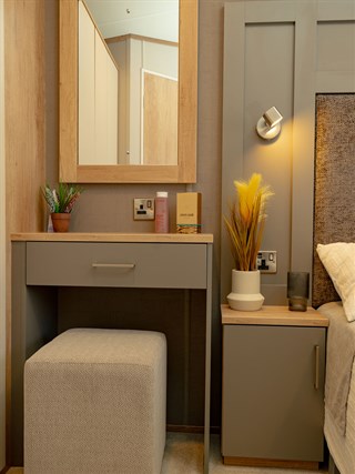 2027 Carnaby Oakdale Outlook Static Caravan Holiday Home main bedroom