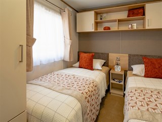 2027 Carnaby Oakdale Centre Lounge Static Caravan Holiday Home twin bedroom