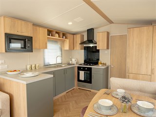 2027 Carnaby Ashdale Static Caravan Holiday Home dining area