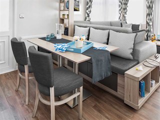 2021 Swift Antibes Static Caravan Holiday Home dining area
