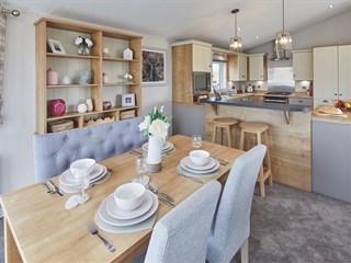 2022 Willerby Portland Static Lodge Holiday Home dining area