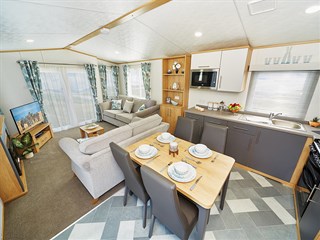 2021 Carnaby Glenmoor Lodge Static Caravan Holiday Home lounge overview