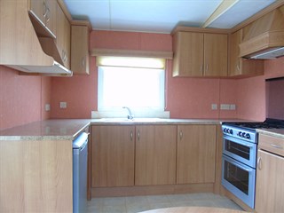 2004 Cosalt Sandhurst Static Caravan Holiday Home kitchen
