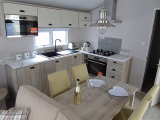 2022 Atlas Abode Static Caravan Holiday Home kitchen