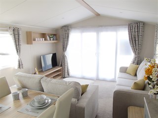 2022 Willerby Brenig Outlook Static Caravan Holiday Home 3 bed door version lounge