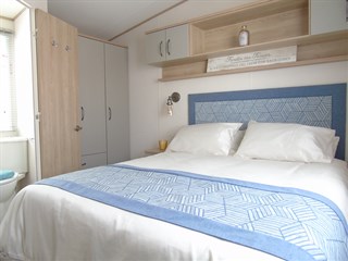 2022 ABI Saffron 39ft x 12ft, 2 bedroom Static Caravan Holiday Home main bedroom